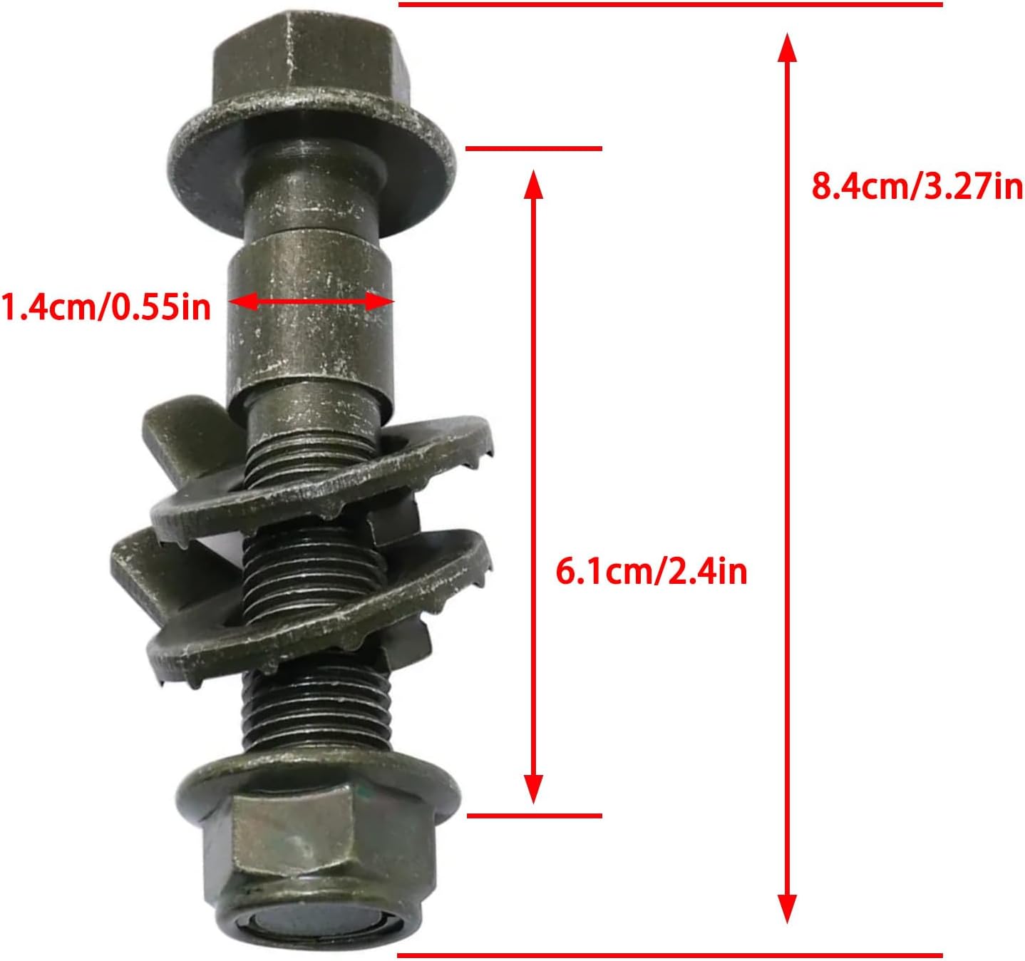 Kit alineación camber 14mm pernos ruedas delanteras 81260