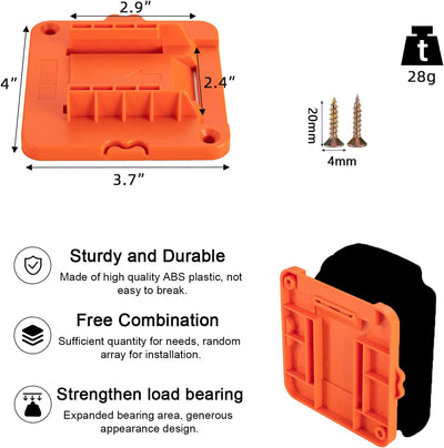 Soporte pared baterías BlackDecker 20V paquete 5