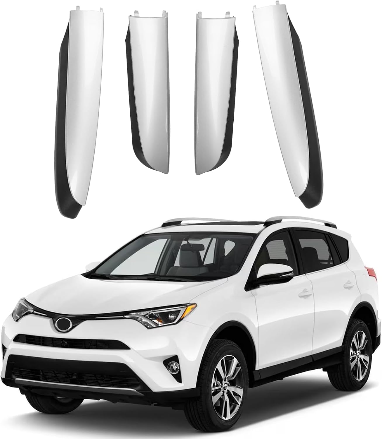 Cubierta portaequipajes techo Toyota Rav4 13-18 4uds