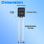 Kit 300 pzas transistores tipo TO92 PNP NPN