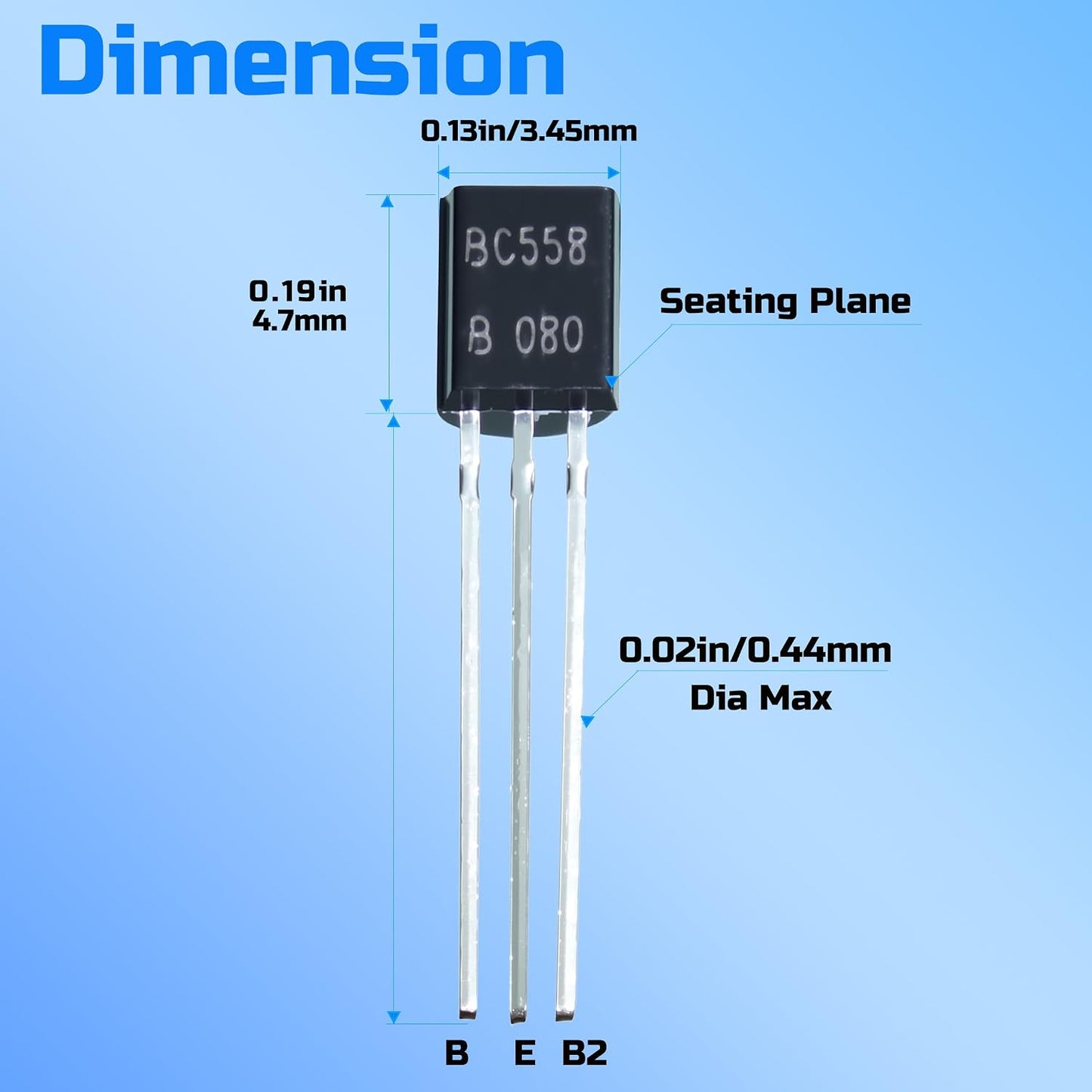 Kit 300 pzas transistores tipo TO92 PNP NPN