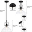 Lámpara colgante industrial vidrio vintage cocina comedor