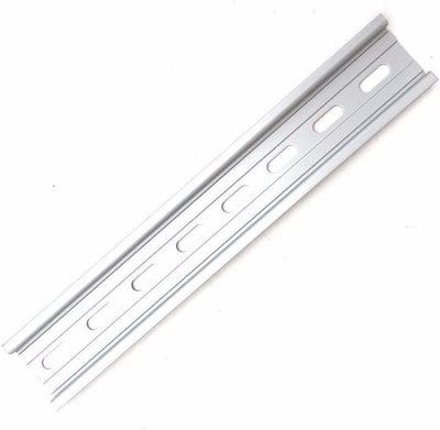 Riel din ranurado aluminio 8pulg 1.378x0.295pulg