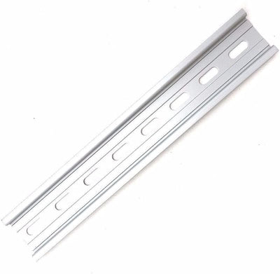 Riel din ranurado aluminio 8pulg 1.378x0.295pulg