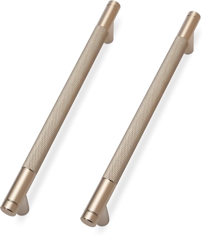 10 Tiradores Bronce Champán 6-1/4" Cajón Cocina