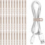 30 Bridas Silicona Hebilla Ajustable Correas Cable Hogar Oficina