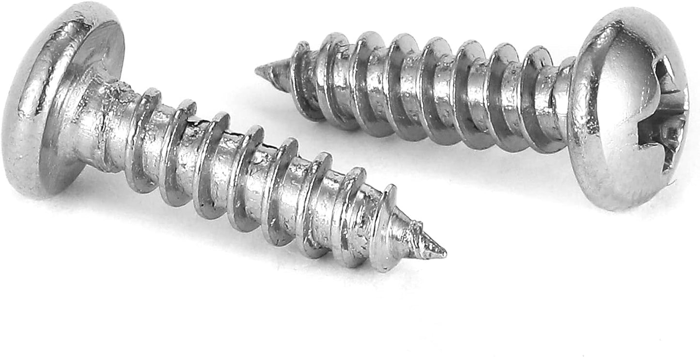 Tornillo madera #7x1/2pulg acero inox 100uds