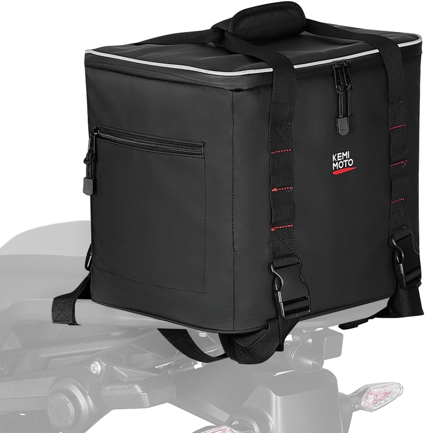 Bolsa comida aislada motocicleta 20L impermeable 900D