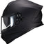 Casco integral motocicleta visor dual aprobado DOT