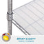 Revestimiento estantes 14x30" set 5 transparente