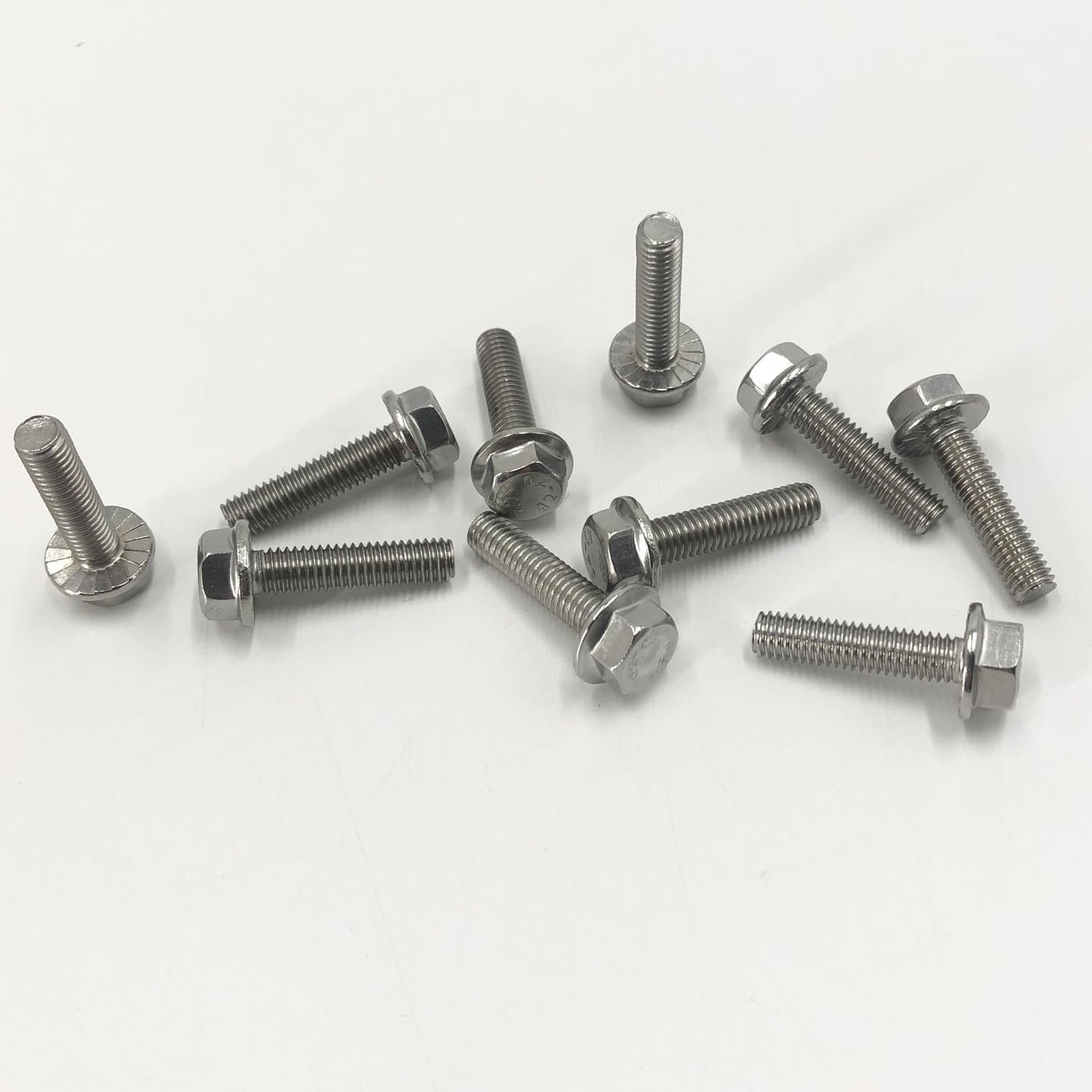 25 Uds Tornillos Hexagonales M6 Acero Inox 304