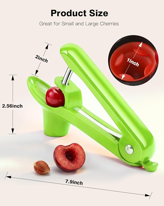 Deshuesador cerezas y aceitunas empuje manual