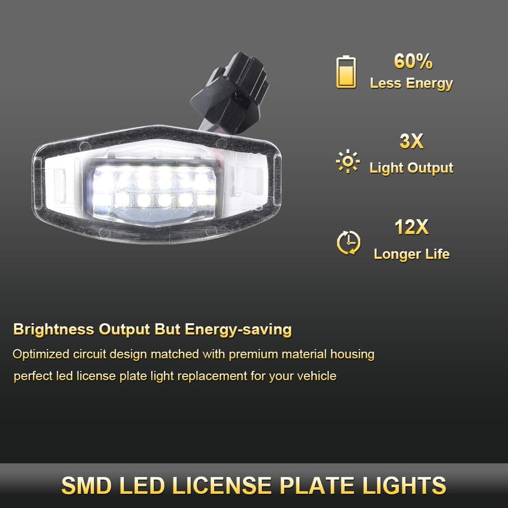 2 Pzas Lámpara LED trasera Honda Civic Accord Odyssey Pilot