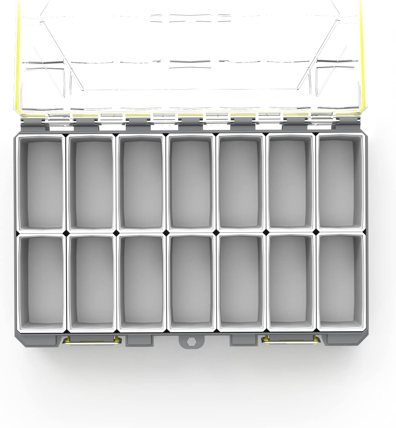 Caja de aparejos modular para señuelos grandes y cebo