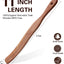 Spurtle de teca para masa madre y mezcla resistente a humedad