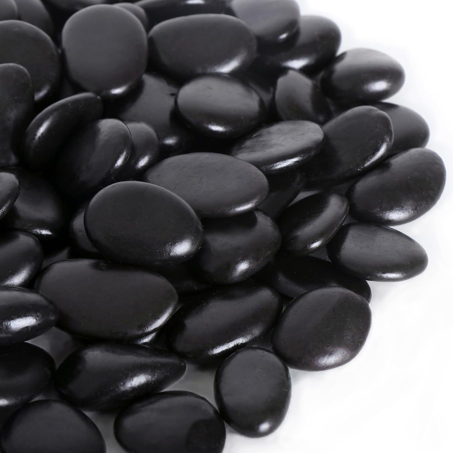 Piedra negra 10lb para plantas jarrones paisajismo 1-1 3/4pulg