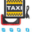 Adhesivo letrero taxi con LED recargable 12h inalámbrico