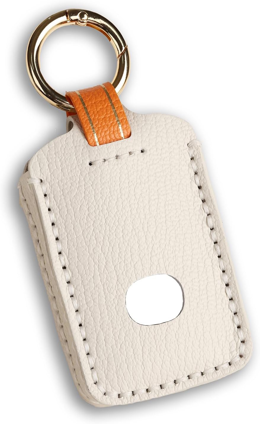Funda cuero llavero Mazda 3 CX-5 CX-9 CX-30 19-26 blanco