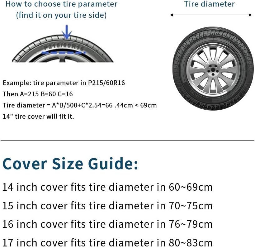 Cubierta neumático repuesto SUV Jeep 17" 31.49-32.68"
