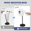Soporte papel higiénico acero inox 4 rollos negro mate