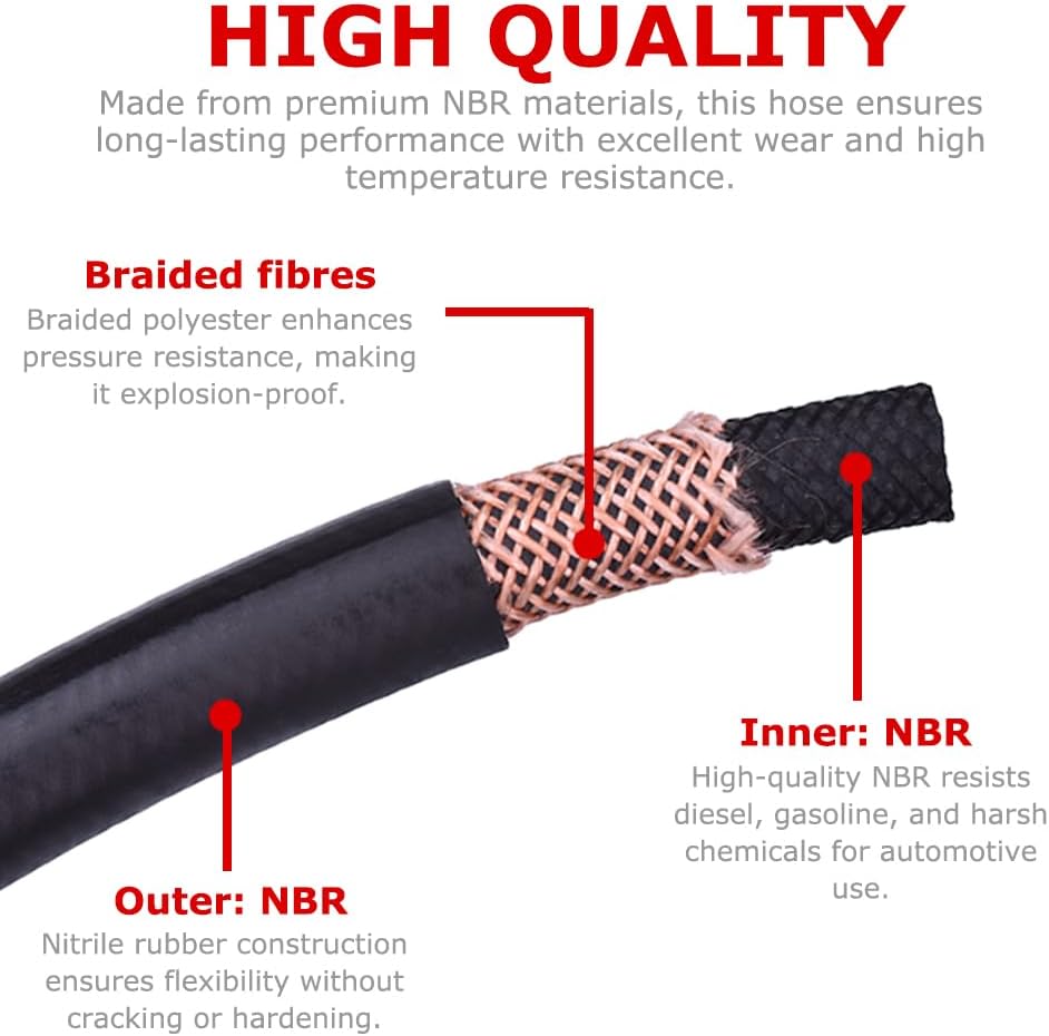 Manguera combustible 3/8" 300 PSI refrigerante