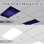 2 Cubiertas Luz Fluorescente 4x2pulg Magnéticas para Cubículos