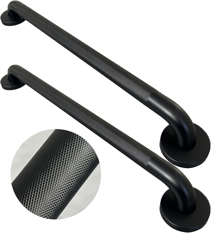 Barras agarre ADA acero inox 304 ducha 24" set 2