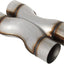 Tubo escape universal 3" acero inox 12"