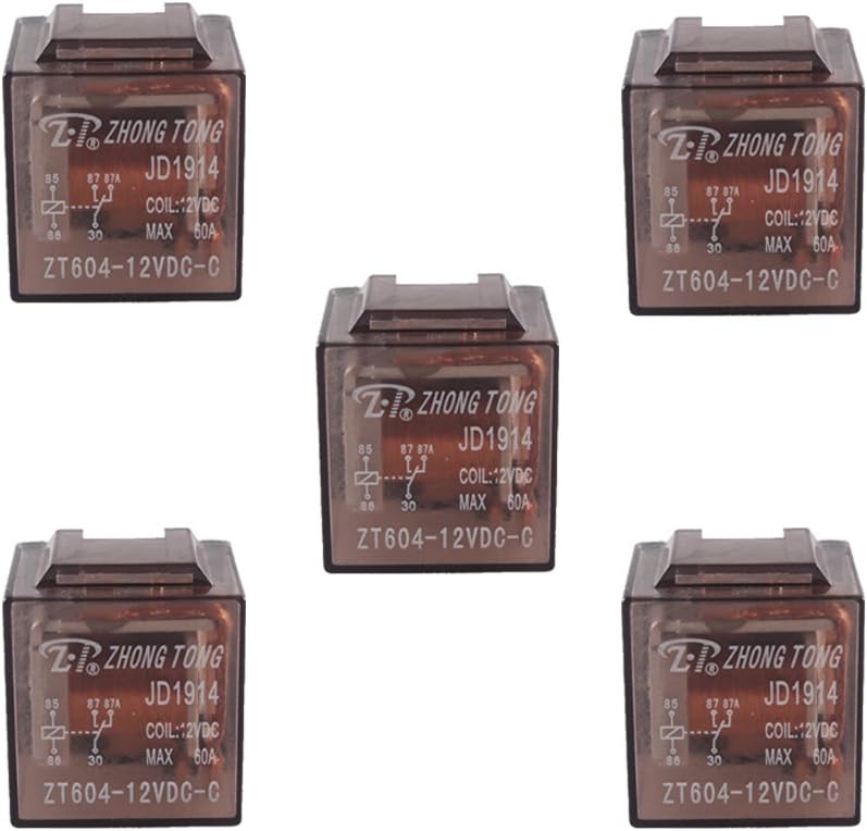 Enchufe relé auto 12v 30a 40a 60a 80a spst spdt 5pines