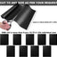 Rollo tapete parrilla 15.75pulg x10ft antiadherente negro