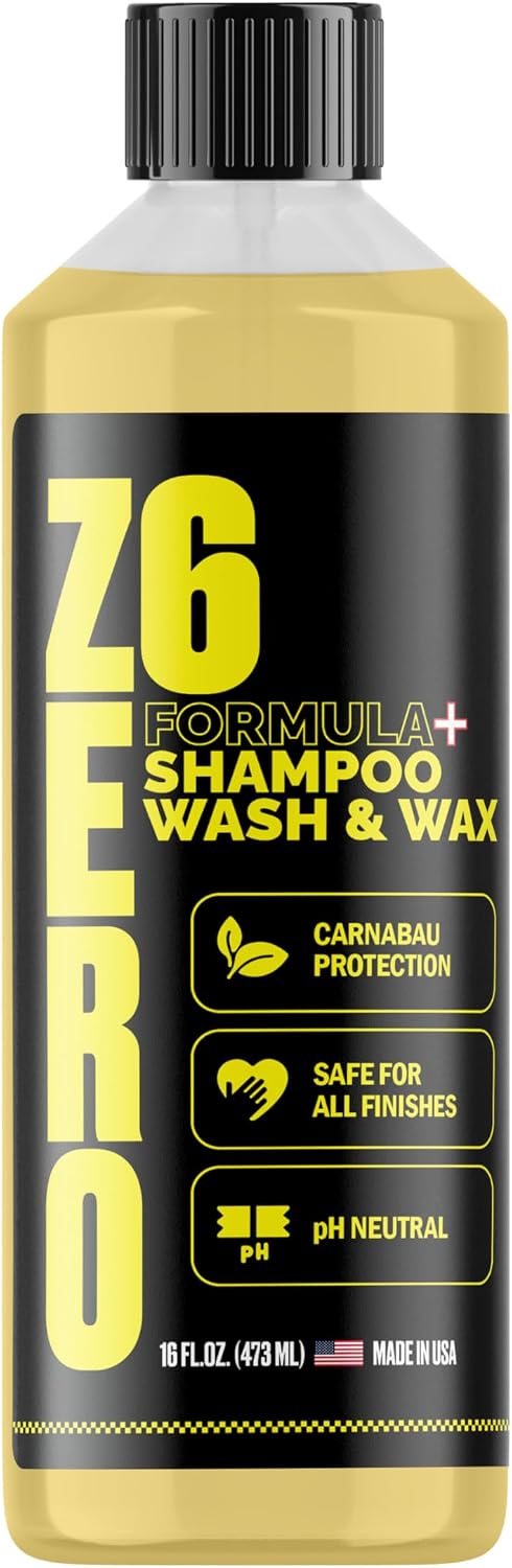Jabón lavado auto brillo cera carnauba cañón espuma