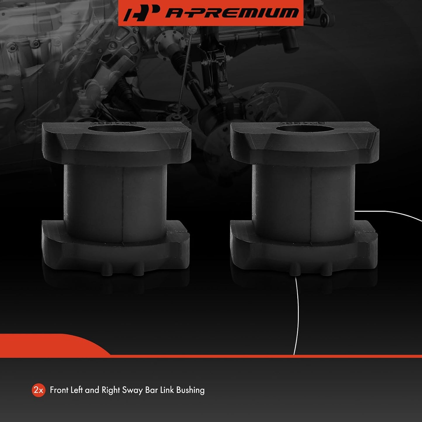 2 Kit bujes barra estabilizadora Mitsubishi Lancer 08-14