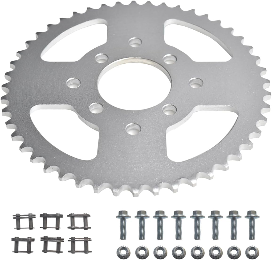 Cadena 48T 8 agujeros para Go Kart Predator 212cc