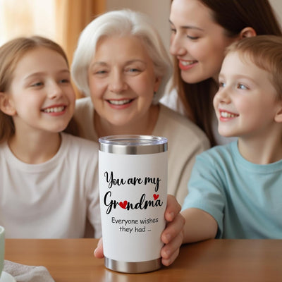 Vaso taza para abuela con texto You Are My Grandma