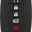 Funda llavero silicona Nissan 2023-24 Sentra Rogue Kicks negro