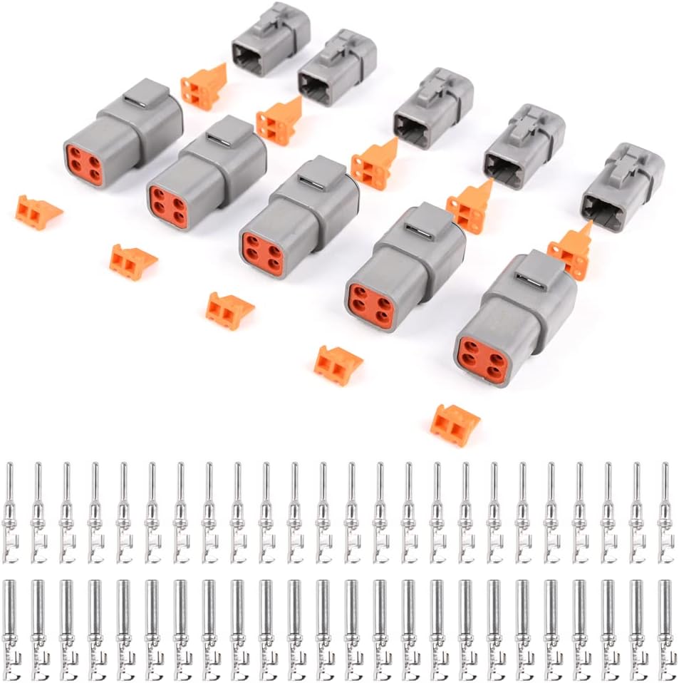 68 Pzas Conector DTP04-4P 4 pines IP67 automotriz