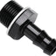 Adaptador M18x1.5 bomba combustible 3/8 púas aluminio negro