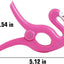 Clips toallas soporte silla playa hogar 4 pzas rosa