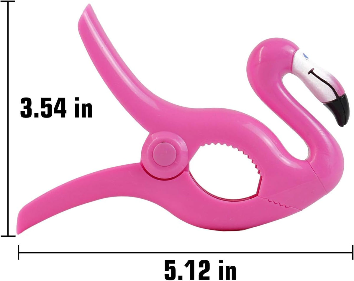 Clips toallas soporte silla playa hogar 4 pzas rosa