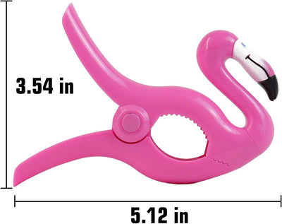 Clips toallas soporte silla playa hogar 4 pzas rosa