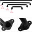 Barandilla escalera metal negro 36pulg interiores y exteriores