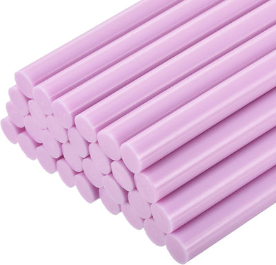 Mini barras pegamento caliente 8x0.43pulg rosa claro 30uds