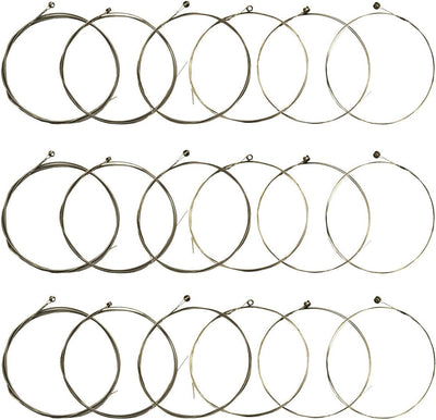 3 Set Cuerdas Guitarra Eléctrica Acero Inox Níquel Cabeza Cuentas