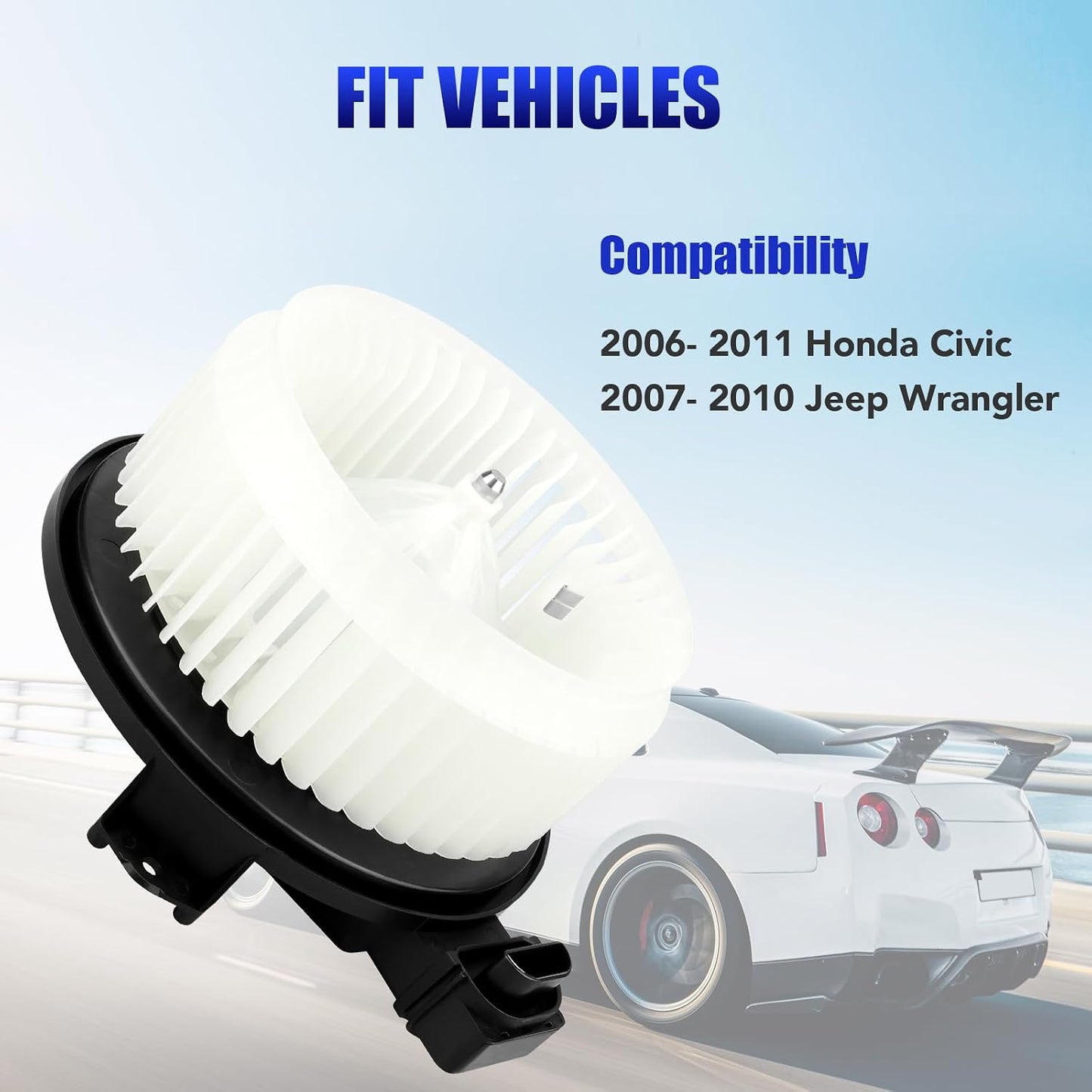 Motor ventilador CA para Honda Civic Jeep Wrangler 06-11
