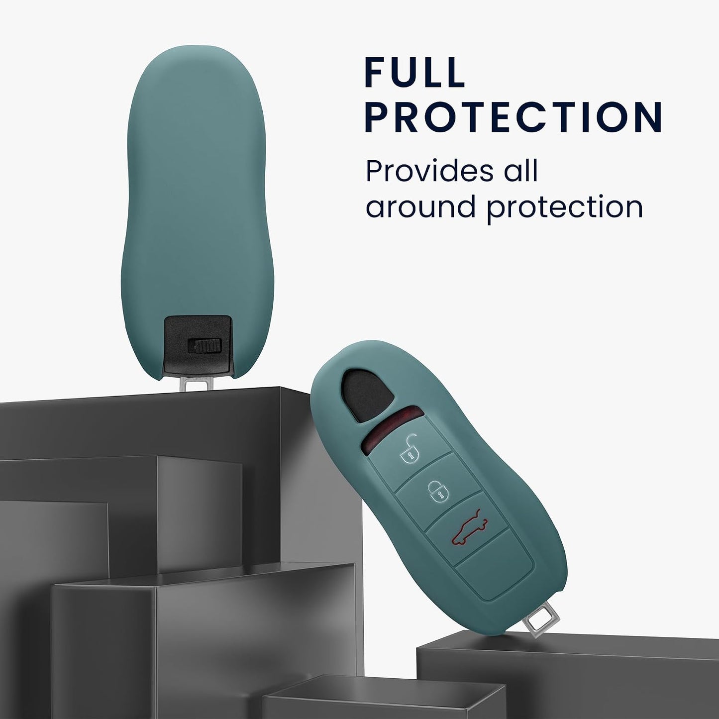 Funda silicona llave Porsche 3 botones protectora noche ártica