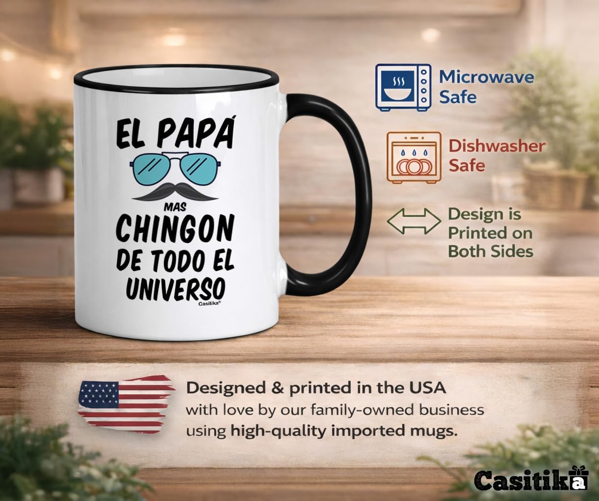 Taza divertida para papá día del padre cumpleaños