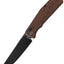 Cuchillo plegable EDC 3.9pulg acero negro G10 naranja