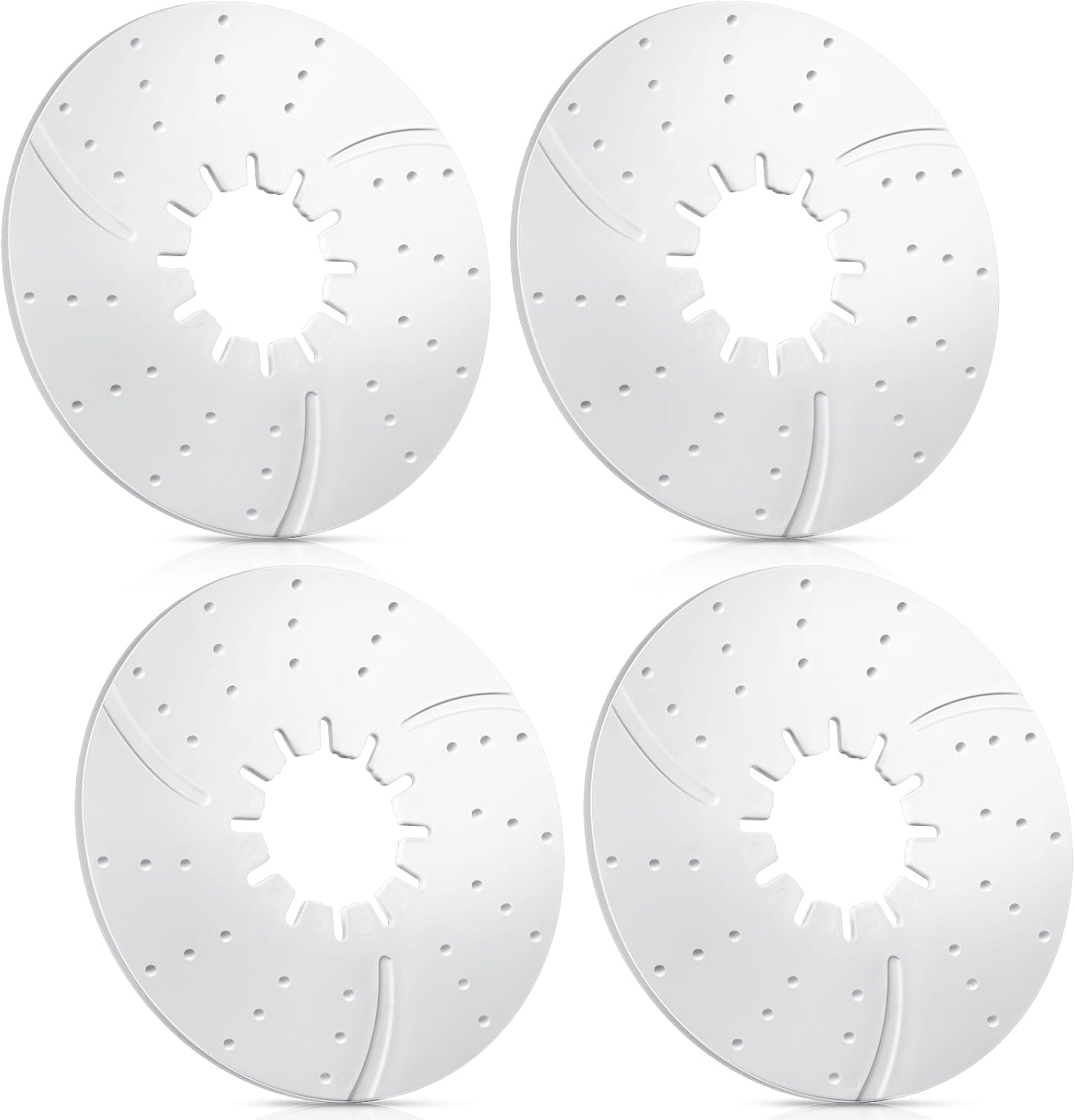 4 Placas lubricante quinta rueda 10" para remolque RV