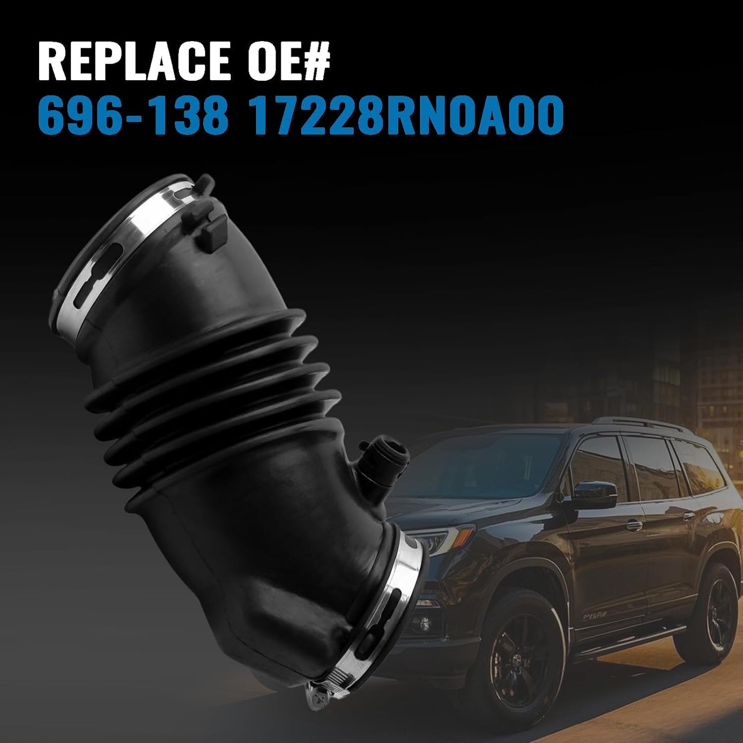 Manguera admisión aire comp Honda Pilot V6 09-15 3.5L