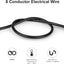 Cable eléctrico 14 y 8 conductores PVC para LED automotriz